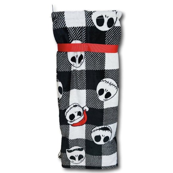 Halloween Disney Christmas Blanket Jack Skellington Nightmare Before Xma… - Picture 2 of 4